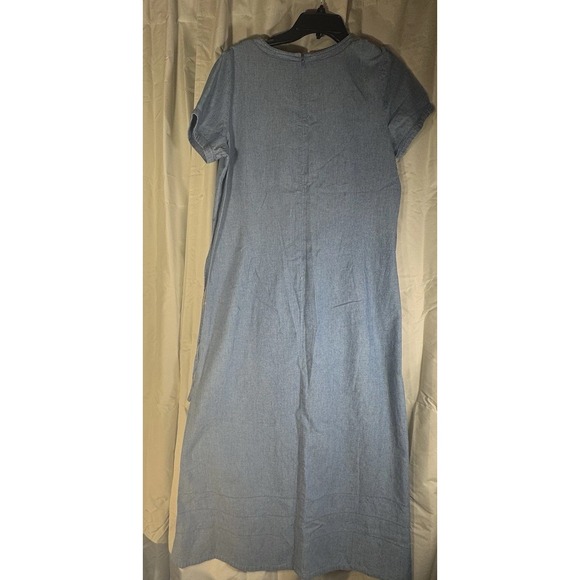 L.L. Bean Women's Size 12 Jean Long Dress - Picture 3 of 8